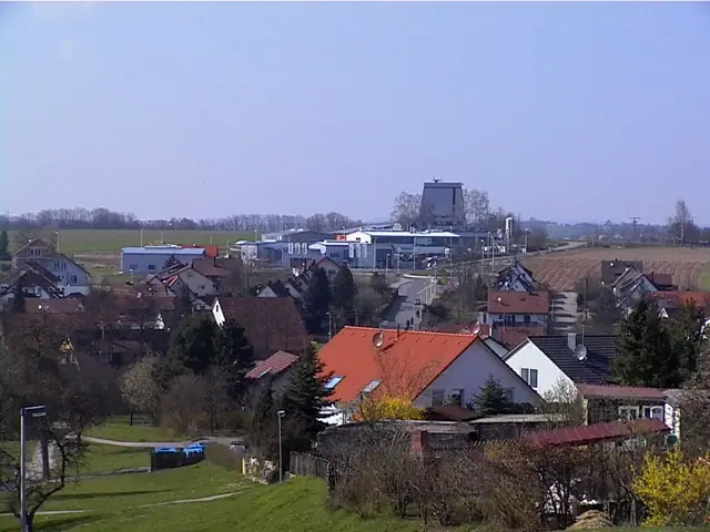 Ortsansicht von Allmersbach im Tal