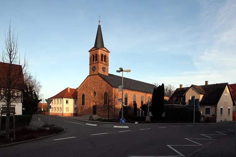 Ortsansicht von Au am Rhein