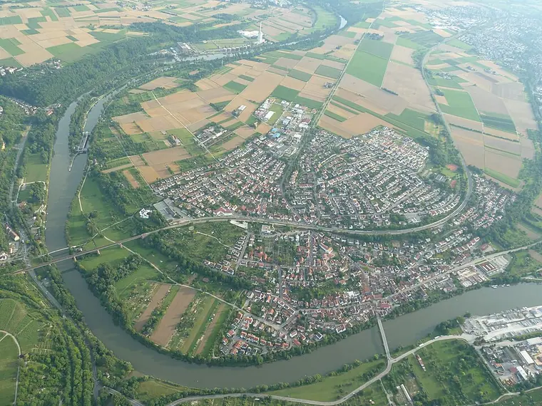Ortsansicht von Benningen am Neckar