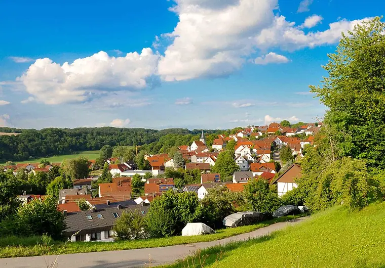 Ortsansicht von Burgstetten