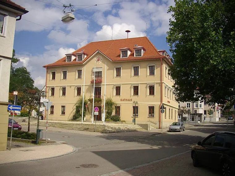 Ortsansicht von Eningen unter Achalm