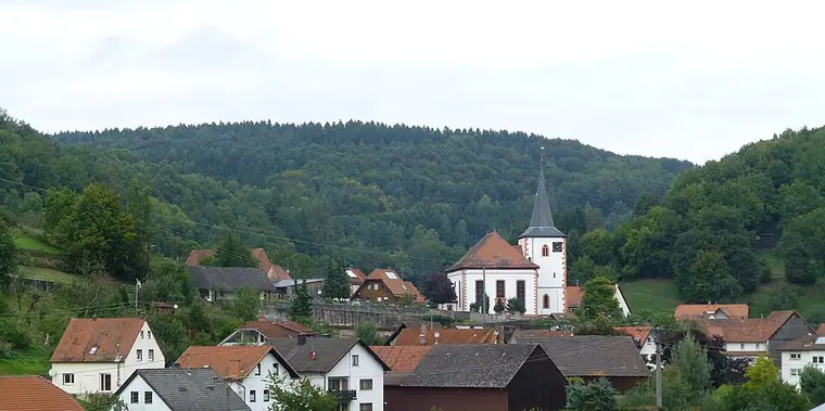 Ortsansicht von Flörsbachtal