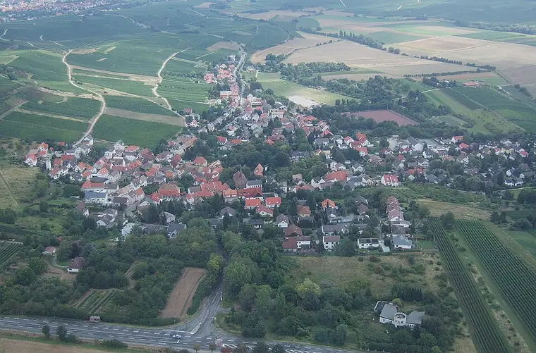 Ortsansicht von Gau-Bischofsheim