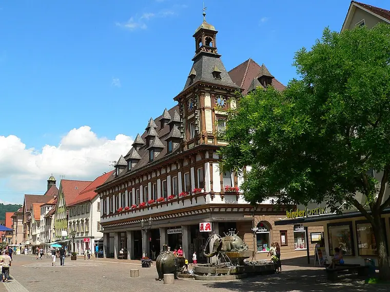 Ortsansicht von Geislingen an der Steige