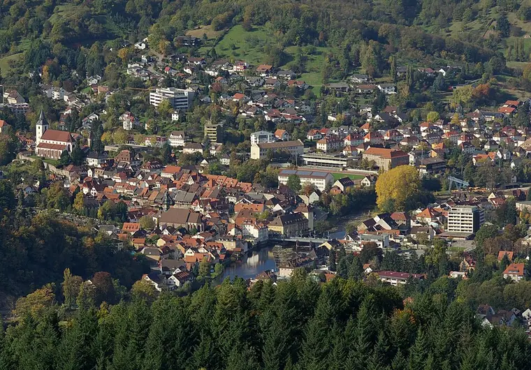 Ortsansicht von Gernsbach