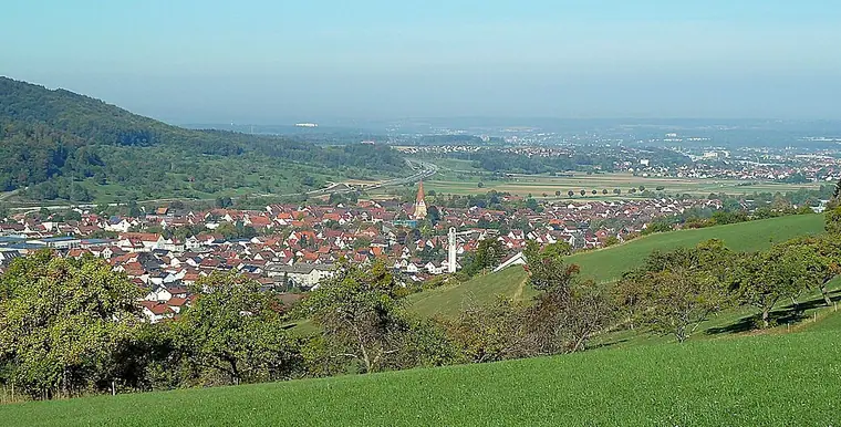 Ortsansicht von Gingen an der Fils