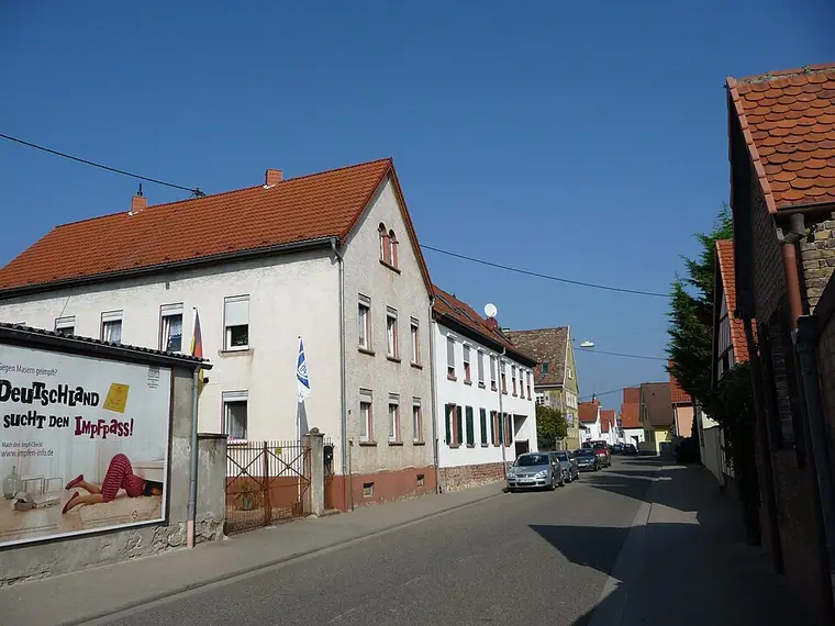 Ortsansicht von Hamm am Rhein