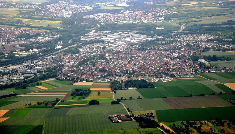 Ortsansicht von Köngen