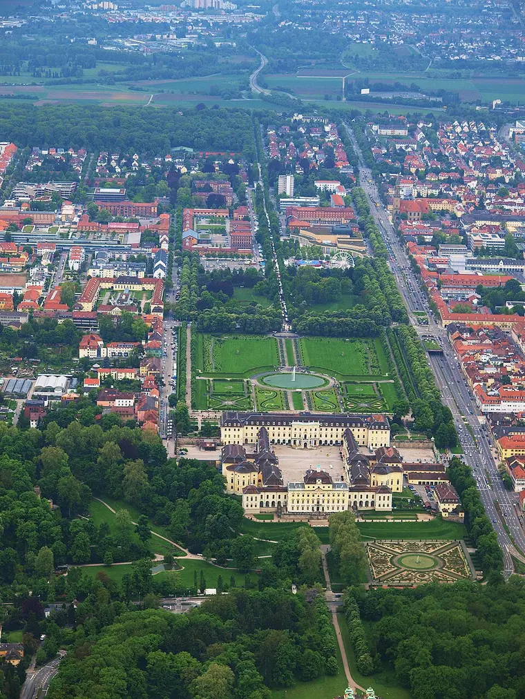 Ortsansicht von Ludwigsburg