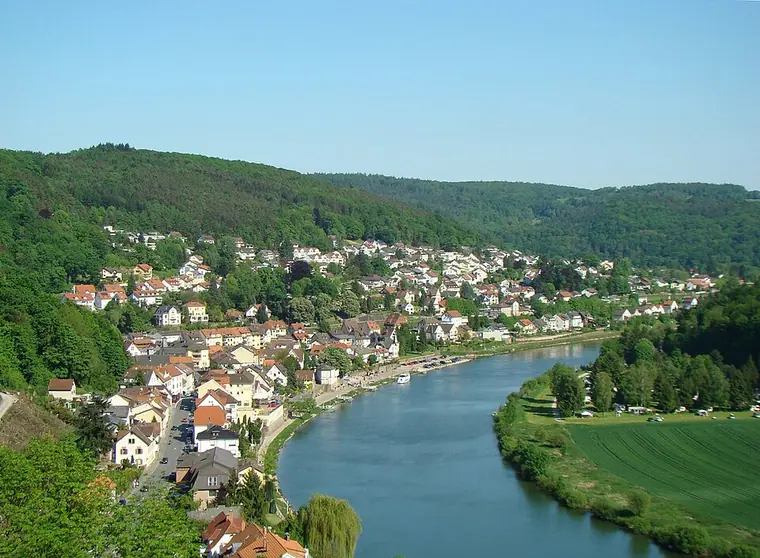 Ortsansicht von Neckarsteinach