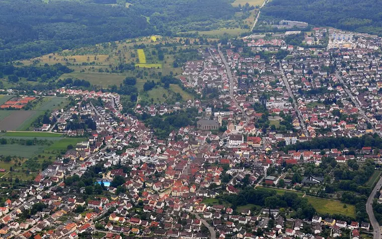 Ortsansicht von Neuhausen auf den Fildern