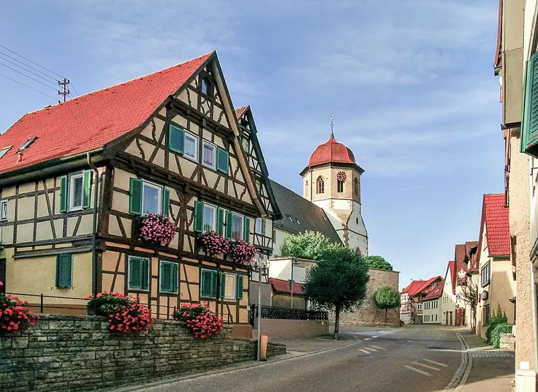 Ortsansicht von Oberriexingen