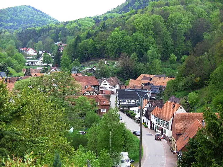 Ortsansicht von Oberschlettenbach
