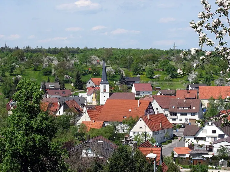 Ortsansicht von Ohmden