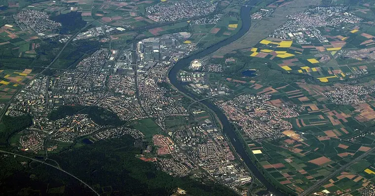 Ortsansicht von Rüsselsheim am Main