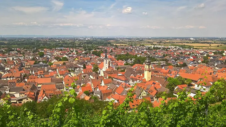 Ortsansicht von Schriesheim