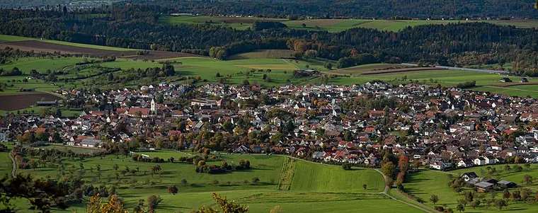 Ortsansicht von Wäschenbeuren